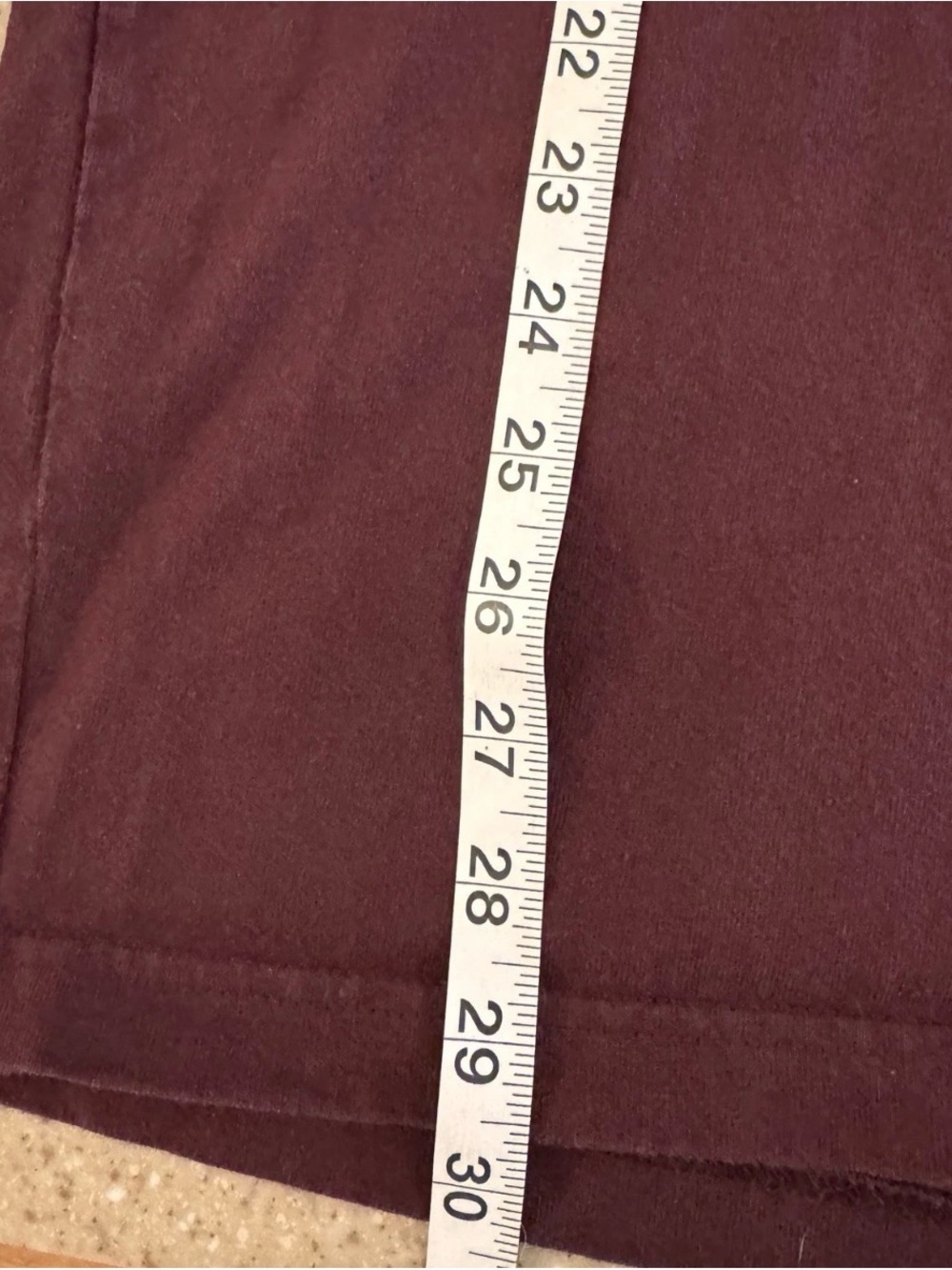Carhartt Men’s Maroon Long-Sleeve Pocket Tee - Picture 8 of 9